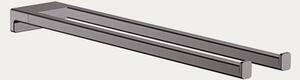 Hansgrohe držač ručnika sa dvije ručke AddStoris, brushed black chrome
