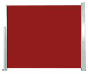 VidaXL Uvlačiva bočna tenda 120 x 300 cm crvena
