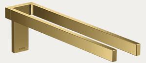 Hansgrohe Axor držač ručnika sa dvije ručke Rectangular, polished gold optic