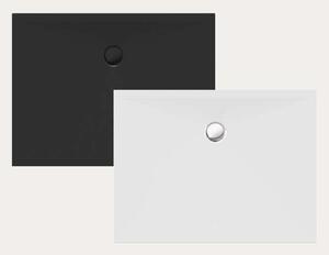 Aquaestil tuš kada pravokutna Flat Black, 90x80 cm