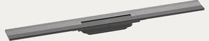 Hansgrohe tuš kanalica uz zid Raindrain Flex, 80 cm, brushed black