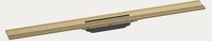 Hansgrohe tuš kanalica uz zid Raindrain Flex, 90 cm, brushed bronze