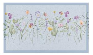 Otirač od PVC-a 40x70 cm Blue Wild Flowers – Artsy Doormats