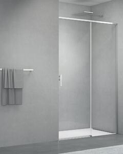 Idealaqua tuš vrata DEP, 120 cm, klizna, mat krom/prozirno