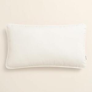 Elegantna jastučnica u bijeloj boji 30 x 50 cm