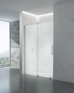 Idealaqua tuš vrata BUP, 140 cm, klizna, polished inox/prozirno
