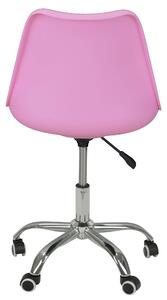 Ružičasta uredska stolica MILANO