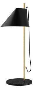 Stolne Lampa Louis Poulsen, Yuh Brass, prigušiv, Crno, Spavaća soba, Metal, Dizajn