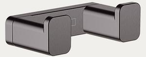 Hansgrohe vješalica 2/1 AddStoris, brushed black chrome