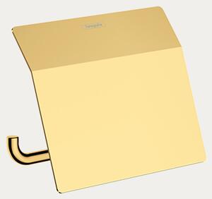 Hansgrohe držač toaletnog papira sa poklopcem AddStoris, polished gold optic
