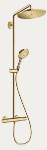 Hansgrohe Croma select S tuš sistem termostatski, 280, 3jet, polished gold optic