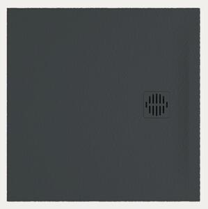 Aquaestil tuš kada kvadratna Stone, 90×90 cm, crna