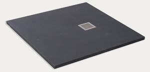 Idealaqua tuš kada kvadratna Slatestone grey, 90x90 cm