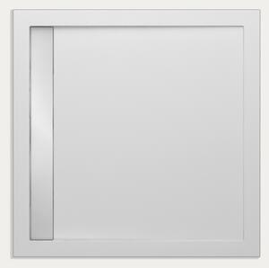 Idealaqua tuš kada kvadratna Stonelite glassies, 90x90 cm