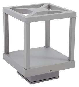 Vanjske Svjetiljka Lucande, Lealan, Sivo, Terasa, Aluminij, Moderan