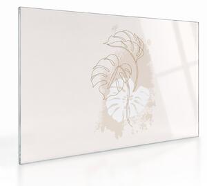 Staklena slika - Linijska Staklena slika čudovišta N⁰1 (70x50 cm)