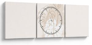 Slika - Linijska slika čudovišta N⁰1 (sa satom) (90x30 cm)