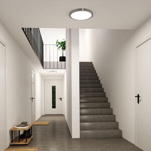 Paulmann Abia 2 LED stropna svjetiljka, Ø 40 cm, krom, CCT, Krom, Dnevni boravak/blagovaonica, Plastika