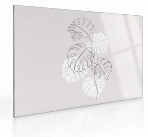 Staklena slika - Linijska Staklena slika čudovišta N⁰3 (70x50 cm)