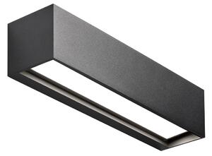 Zidne Svjetiljka LIGHT-POINT, Linea W2, prigušiv, Crno, Dnevna soba, Aluminij, Dizajn