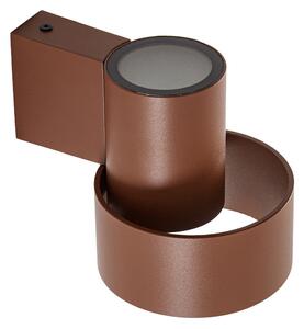 Vanjske Svjetiljka Lucande, Elune, Smeđa / hrđa, Aluminij, Moderan