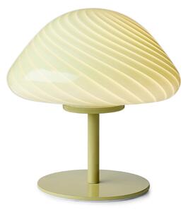 Stolne Lampa Halo Design, Zelena, Dnevna soba, Staklo