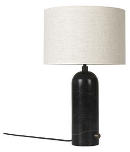 Stolne Lampa GUBI, prigušiv, Crno, Dnevna soba, Mramor