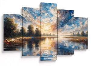 Slika - Slika sunca iznad vode (150x105 cm)