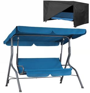 Vrtna ljuljačka CASARIA® plava, sa zaštitnom navlakom KINGSLEEVE®
