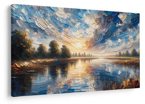 Slika - Slika sunca iznad vode (90x60 cm)