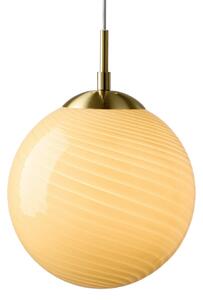 Viseće Svjetiljka Halo Design, CANDY BALL, prigušiv, Bež, Dnevna soba, Staklo, Dizajn