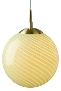 Viseće Svjetiljka Halo Design, CANDY BALL, prigušiv, Zelena, Dnevna soba, Staklo, Dizajn