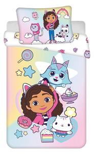 Pamučna dječja posteljina za dječji krevetić 100x135 cm Gabby's Dollhouse "Sugar Dream" – Jerry Fabrics
