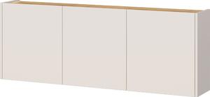 Krem viseći ormarić u dekoru hrasta 138x52x25 cm Libbiano – Germania