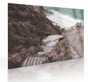 Staklena slika - Putovanje u Emerald Sea (70x50 cm)