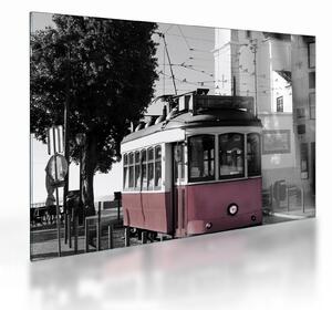 Staklena slika - Tramvaj (70x50 cm)