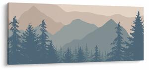 Slika - Tirkizne planine N⁰2 (120x50 cm)