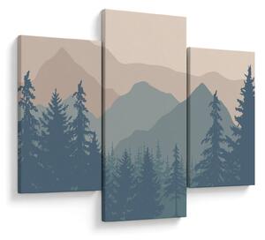 Slika - Tirkizne planine N⁰2 (90x60 cm)