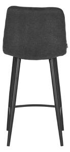 Antracitno sive barske stolice u setu 2 kom 94 cm Jelt – LABEL51