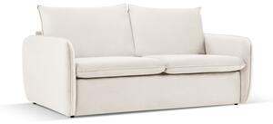 Krem baršunasta sklopiva sofa 194 cm Vienna – Cosmopolitan Design