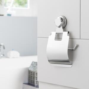 Metalni samoljepljiv držač toaletnog papira u srebrnoj boji Bestlock Bath – Compactor