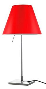 Stolne Lampa Luceplan, Crvena, Dnevna soba, Aluminij