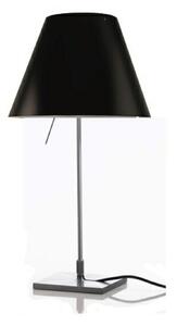 Stolne Lampa Luceplan, Crno, Dnevna soba, Aluminij
