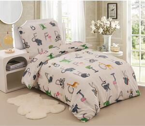 Dječja posteljina za krevet za jednu osobu od mikropliša 140x200 cm – My House