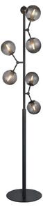 Podne Lampa Halo Design, Sivo, Dnevna soba, Metal
