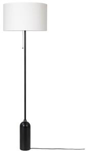 Podne Lampa GUBI, prigušiv, Crno, Dnevna soba, Mramor