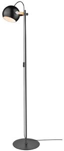 Podne Lampa Halo Design, Crno, Dnevna soba, Staklo