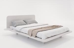 Bijeli bračni krevet od bukovog drveta 180x200 cm Japandic - Skandica