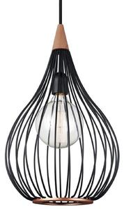 Viseće Svjetiljka Halo Design, Crno, Dnevna soba, Metal