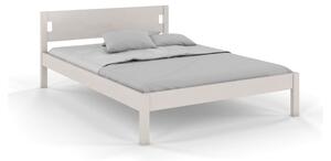 Bijeli bračni krevet od borovine 140x200 cm Laxbaken - Skandica
